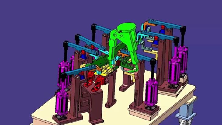 Auto Pillar Parts Welding Fixture