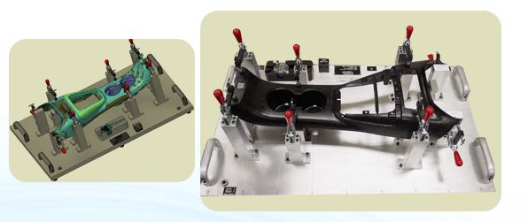 Console Trim Bezels CMM Holding Fixture